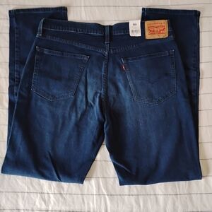 Levi's Men's Dark Indigo Straight Jeans